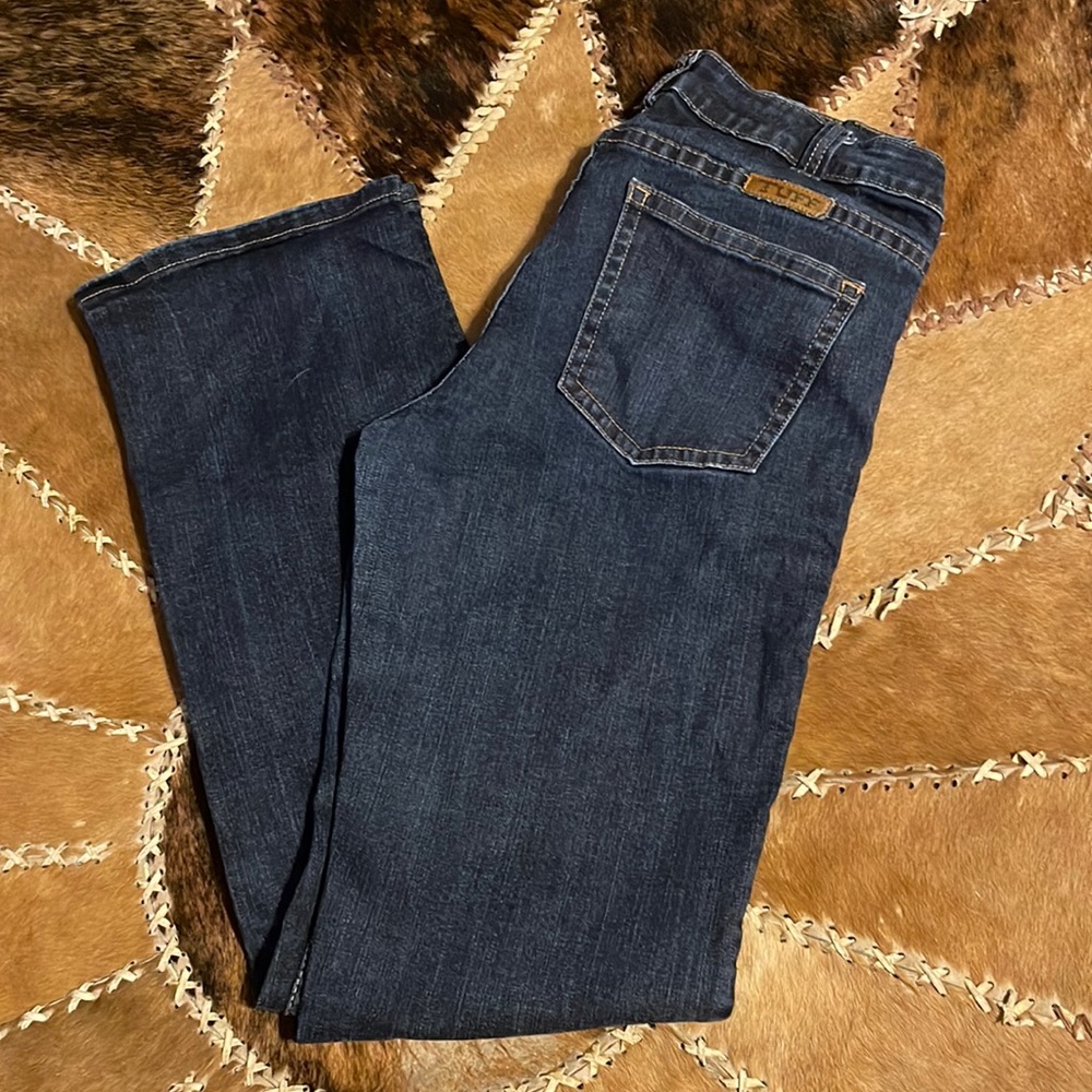 Cowgirl tuff jeans dark wash bootcut